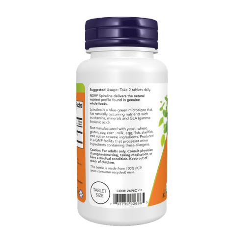 Now, ORG SPIRULINA 500mg фото 3 Now, ORG SPIRULINA 500mg фото 3