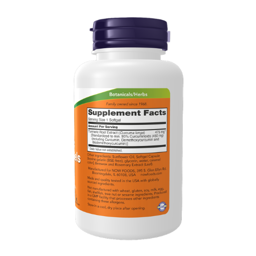 Now, CURCUMIN GELS (TURMERIC) фото 2 Now, CURCUMIN GELS (TURMERIC) фото 2