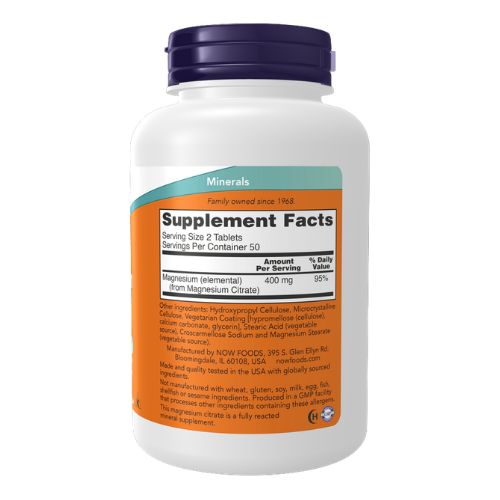 Now, Магния Цитрат 200 мг фото 2 Now, Магния Цитрат 200 мг фото 2