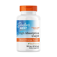 Doctor's Best, Коэнзим  CoQ10 с Биопирином,100 мг