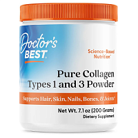 Doctor's Best, Коллаген Типы 1 & 3, порошок