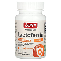 Jarrow Formulas, Лактоферрин (Аполактоферрин), 250 мг 