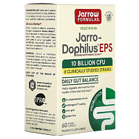 Jarrow Formulas, Jarro-Dophilus® EPS Улучшенный комплекс пробиотиков для кишечника и иммунитета, 10 млрд КОЕ 
