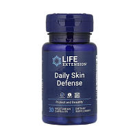 Life Extension, Daily Skin Defense, комплекс для защиты, глубокого увлажнения и омоложения кожи