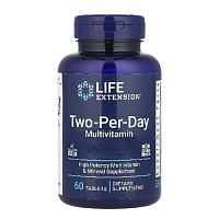 Life Extension, Мультивитамины для приема 2 раза в день Two-Per-Day 