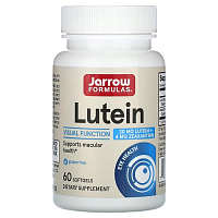 Jarrow Formulas Lutein — Каротиноидный комплекс лютеина и зеаксантина для поддержки зрения, 20 мг 