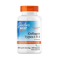 Doctor's Best, Коллаген Типов 1 и 3 с Витамином C